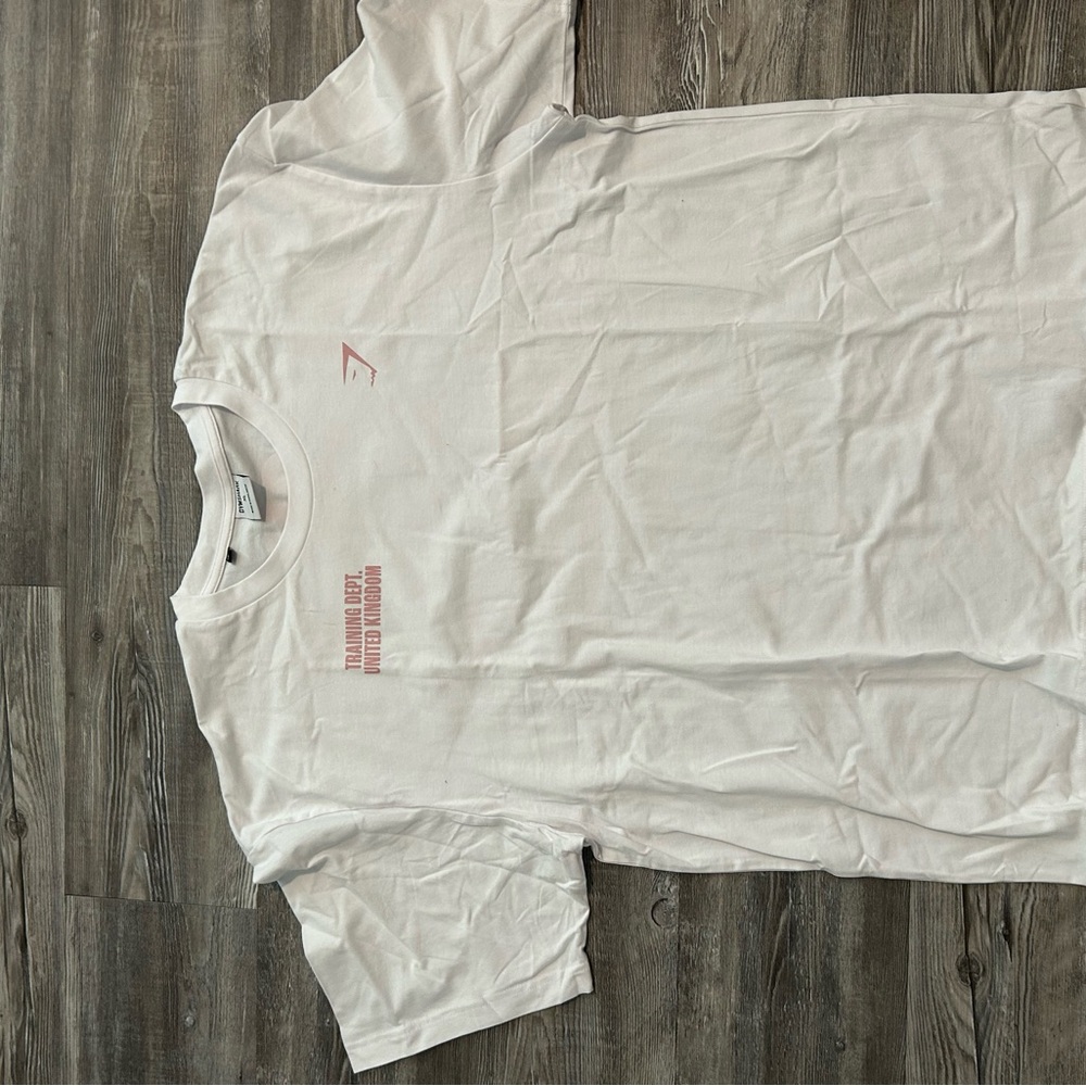 Gymshark White Short Sleeve Tee
